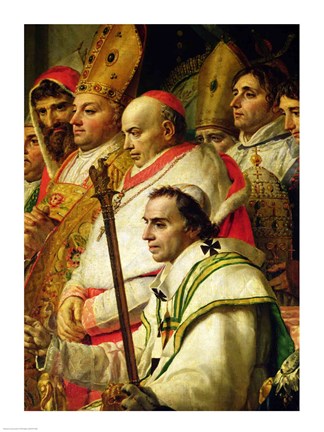 Framed Consecration of the Emperor Napoleon Print