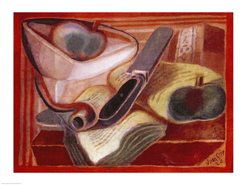 Framed Book, 1924 Print