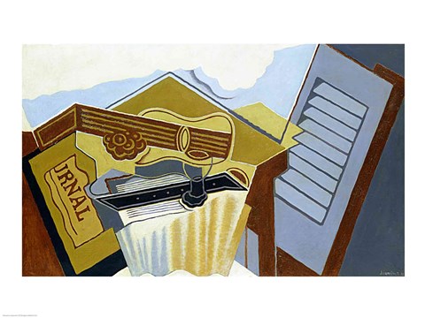 Framed Still Life with a White Cloud Print