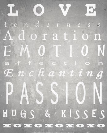 Framed Love Bus Roll Print