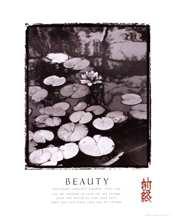 Framed Beauty: Lilypads Print