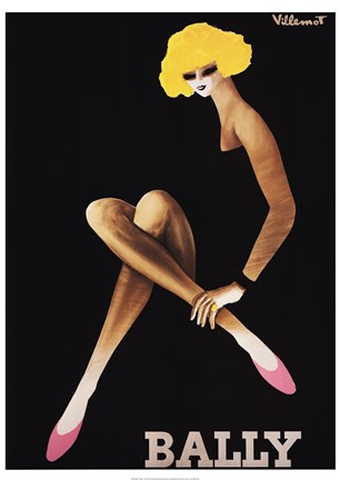 Framed Bally Print