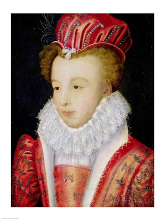 Framed Marguerite de Valois Print