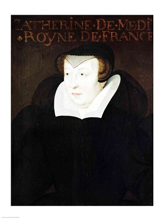 Framed Catherine de Medici Print