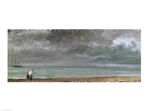 Framed Brighton Beach Print