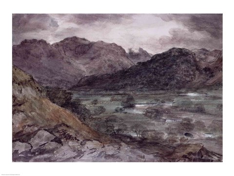 Framed View in Borrowdale Print