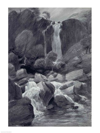 Framed Taylor Ghyll, Sty Head, Borrowdale, 1806 Print