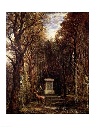 Framed Cenotaph to Reynold&#39;s Memory, Coleorton, c.1833 Print