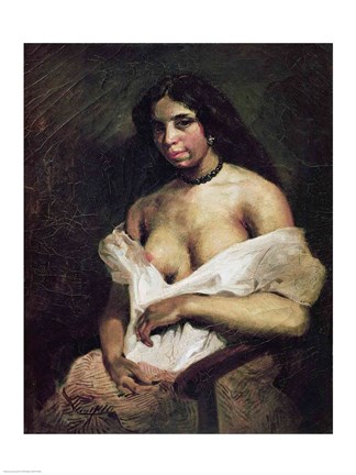 Framed Mulatto Woman Print