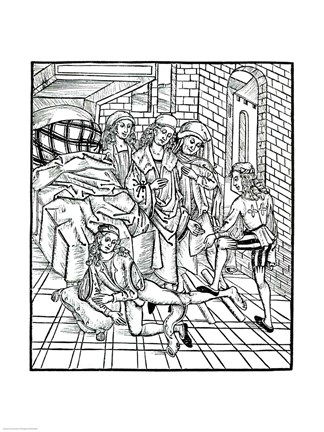 Framed Study for The Death of Sardanapalus Print