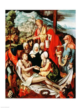 Framed Lamentation for Christ Print