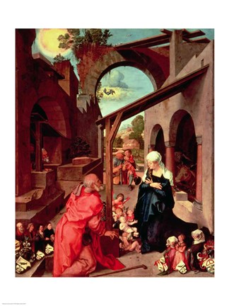 Framed Paumgartner Altarpiece, c.1500 Print