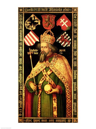 Framed Emperor Sigismund Print