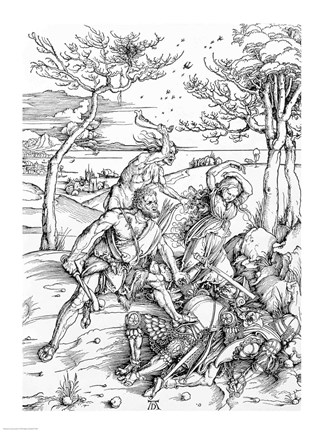 Framed Hercules Killing the Molionides Print
