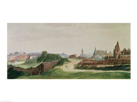 Framed View of Nuremberg Print