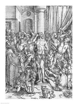 Framed Flagellation of Jesus Christ Print