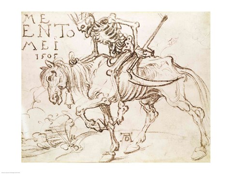 Framed Death Riding, 1505 Print