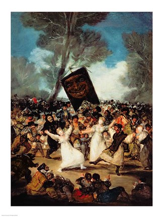 Framed Burial of the Sardine Print