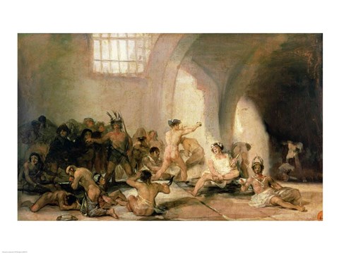 Framed Madhouse, 1812-15 Print