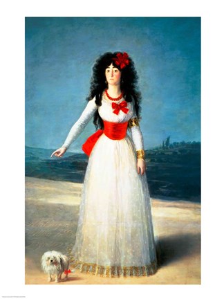 Framed Duchess of Alba, 1795 Print