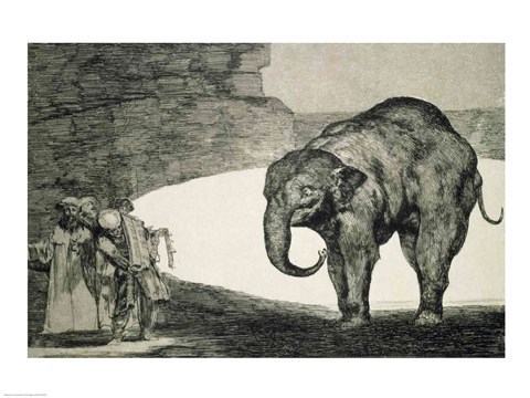Framed Folly of Beasts, from the Follies series Print