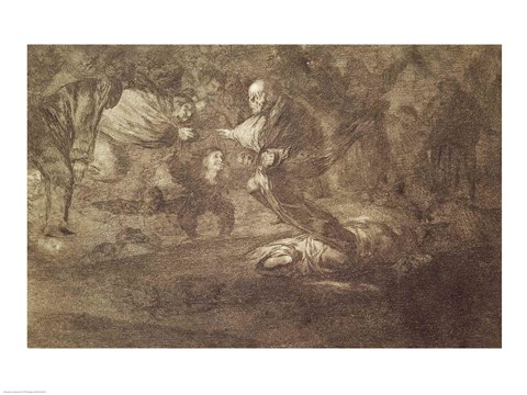 Framed Funereal Riddle Print