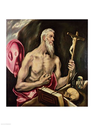 Framed St. Jerome Print