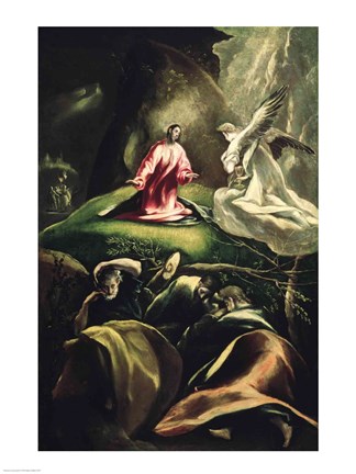 Framed Agony in the Garden Print