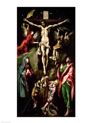 Framed Crucifixion Print