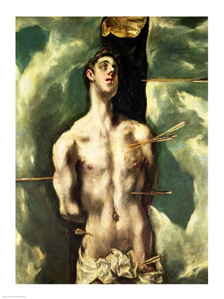 Framed St. Sebastian Print