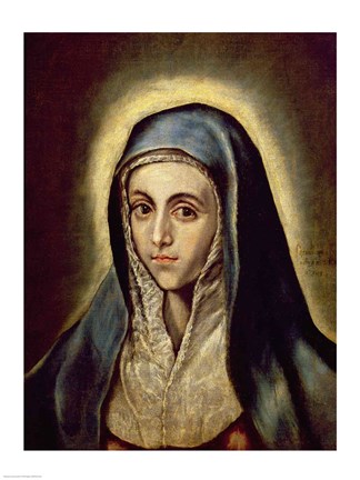 Framed Virgin Mary Print