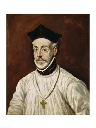 Framed Don Diego de Covarrubias y Leiva Print