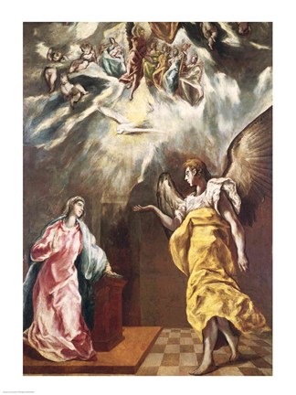 Framed Annunciation I Print