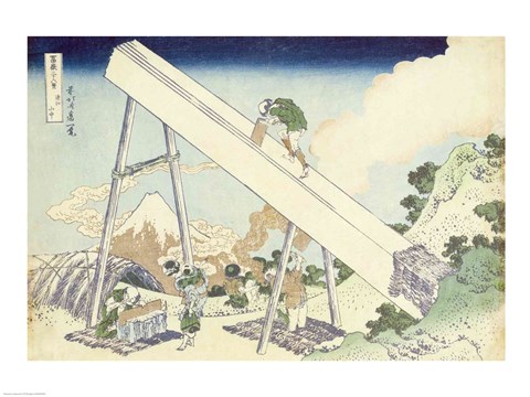 Framed Carpenters, 1729 Print