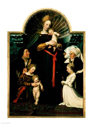 Framed Madonna of the Burgermeister Meyer Print