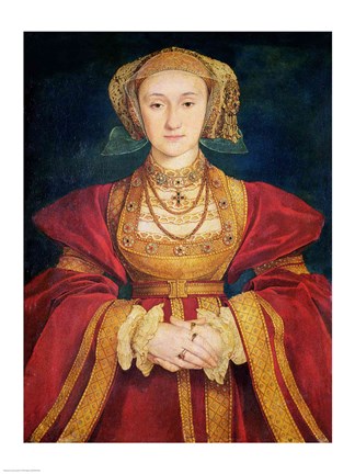 Framed Portrait of Anne of Cleves Print