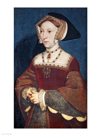 Framed Jane Seymour, 1536 Print