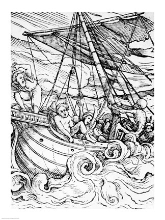 Framed Death and the Sailor Print