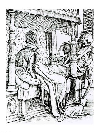 Framed Death and the Lady Print