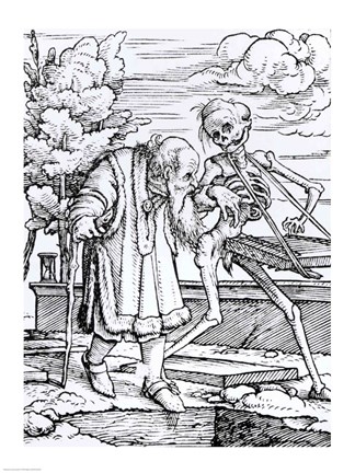 Framed Death and the Old Man Print