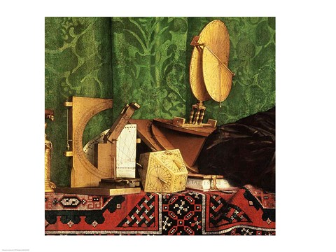 Framed Ambassadors, 1533, Detail Print