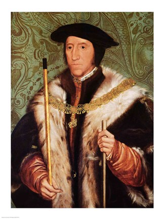 Framed Portrait of Thomas Howard, 1539 Print