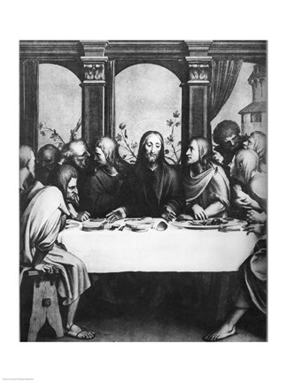 Framed Last Supper Print