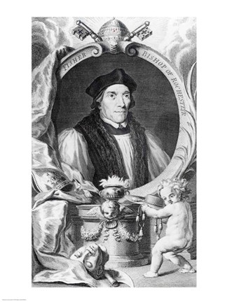 Framed John Fisher, Bishop of Rochester Print