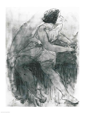 Framed Isadora Duncan Print