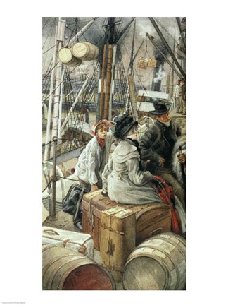 Framed By Water Print