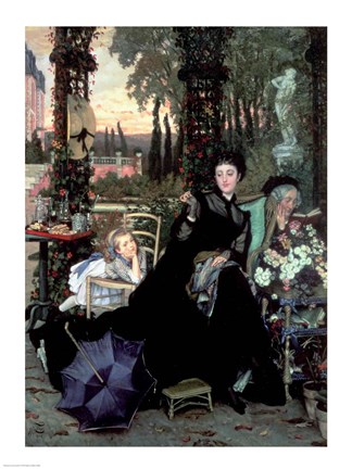 Framed Widow, 1868 Print