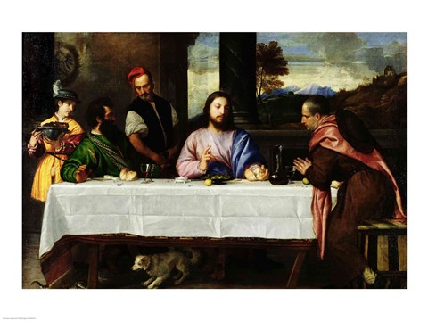 Framed Supper at Emmaus Print