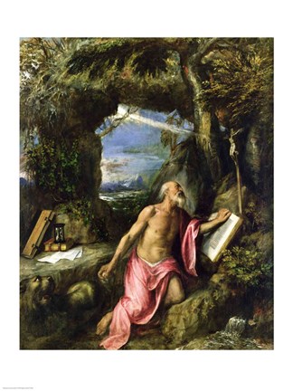 Framed St. Jerome Print