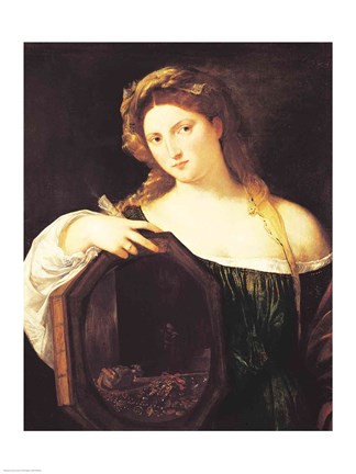 Framed Allegory of Vanity Print